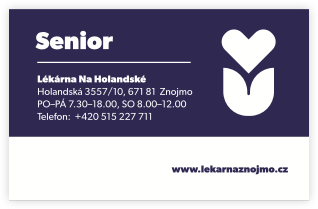 Senior karta – Lékárna Na Holandské Znojmo