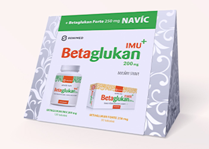 Betaglukan IMU 200 mg tob.120 + FORTE 250 mg tob.30