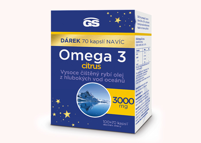 GS Omega 3 Citrus + D, 100 + 70 tobolek